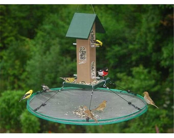 Bird Seed Hoop Catcher, Seed Saving Tray, Lawn Protector, Hanging Bird Feeder Accessory