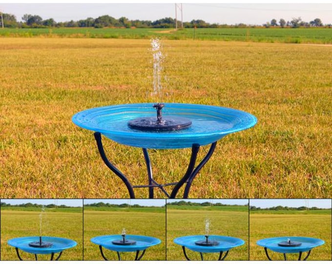 Floating Solar Bird Bath Bubbler Spray   Bird Bath NOT Included