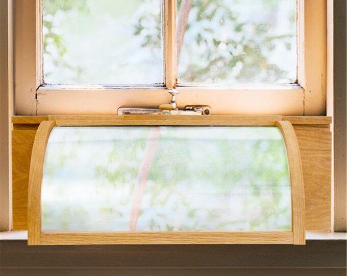 In-House Breadbox Window Bird Feeder w/ Mirror Made in the USA.