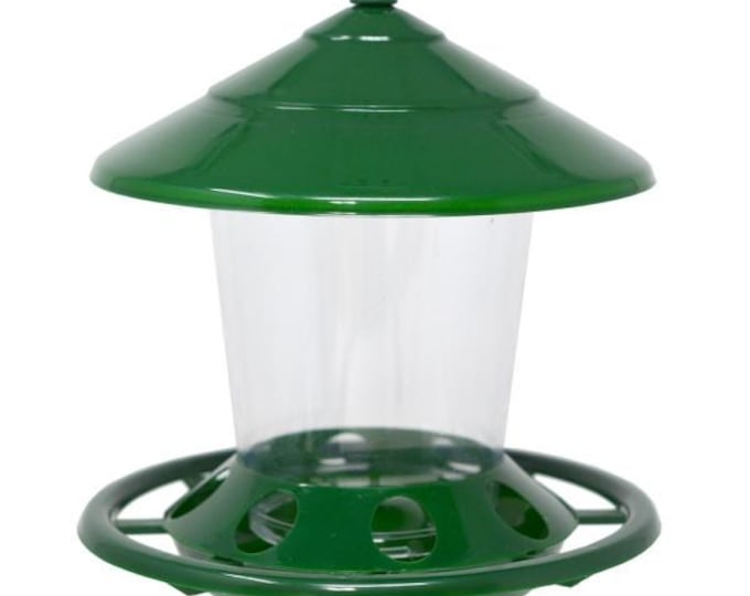 Recycled Plastic Wild Bird Seed Feeder | Eco-Friendly Hanging Bird Feeder | Weather-Resistant Backyard