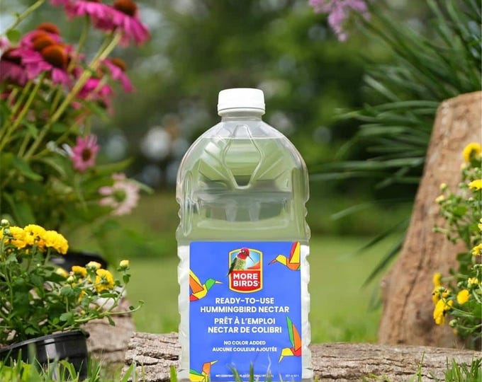 64 Oz Hummingbird Clear Nectar Ready to Use