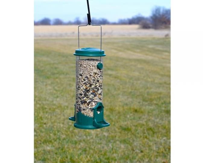 Petite Seed Tube Feeder Small Green