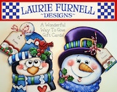Snowman Gift Card Holders, Christmas Printables, Laurie Furnell, Penguin Gift Card Holder, Holiday Printable, Gift Tag, Christmas Kit