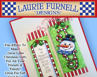 Snowman Candy Bar Wrapper, Christmas candy bar wrapper, Snowman, Christmas printable, Unique wrappers, Laurie Furnell, gift card holder