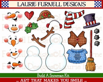 Snowman Faces Etsy