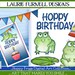 Cute Frog Clip Art, Birthday Frog PNG, Card Making Supply, Hoppy ...