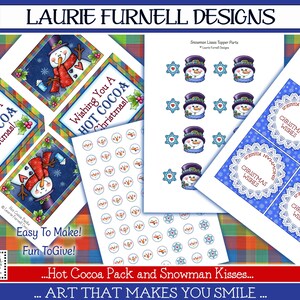 Christmas Cocoa Packs, Craft Show Best Seller, Christmas Printables ...