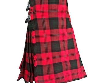 Handmade Kerr Kilt | Men's 8 Yard Heavy Weight Acrylic Wool  Tartan Kilt