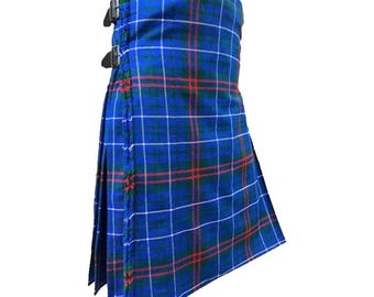Handmade Clan Edmonstone Kilt | Men's 8 Yard Heavy Weight  Tartan Kilt