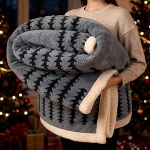 Tjock flanellfilt – Ultramjuk, varm och plyschig filt för säng/soffa, flera storlekar, färger, vintermysig filt