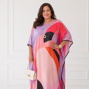 tunic dresses for women Palm Print Dress athleisure 54 Regular Plum Bridesmaid Dress Chiffon Neck:15-15.5