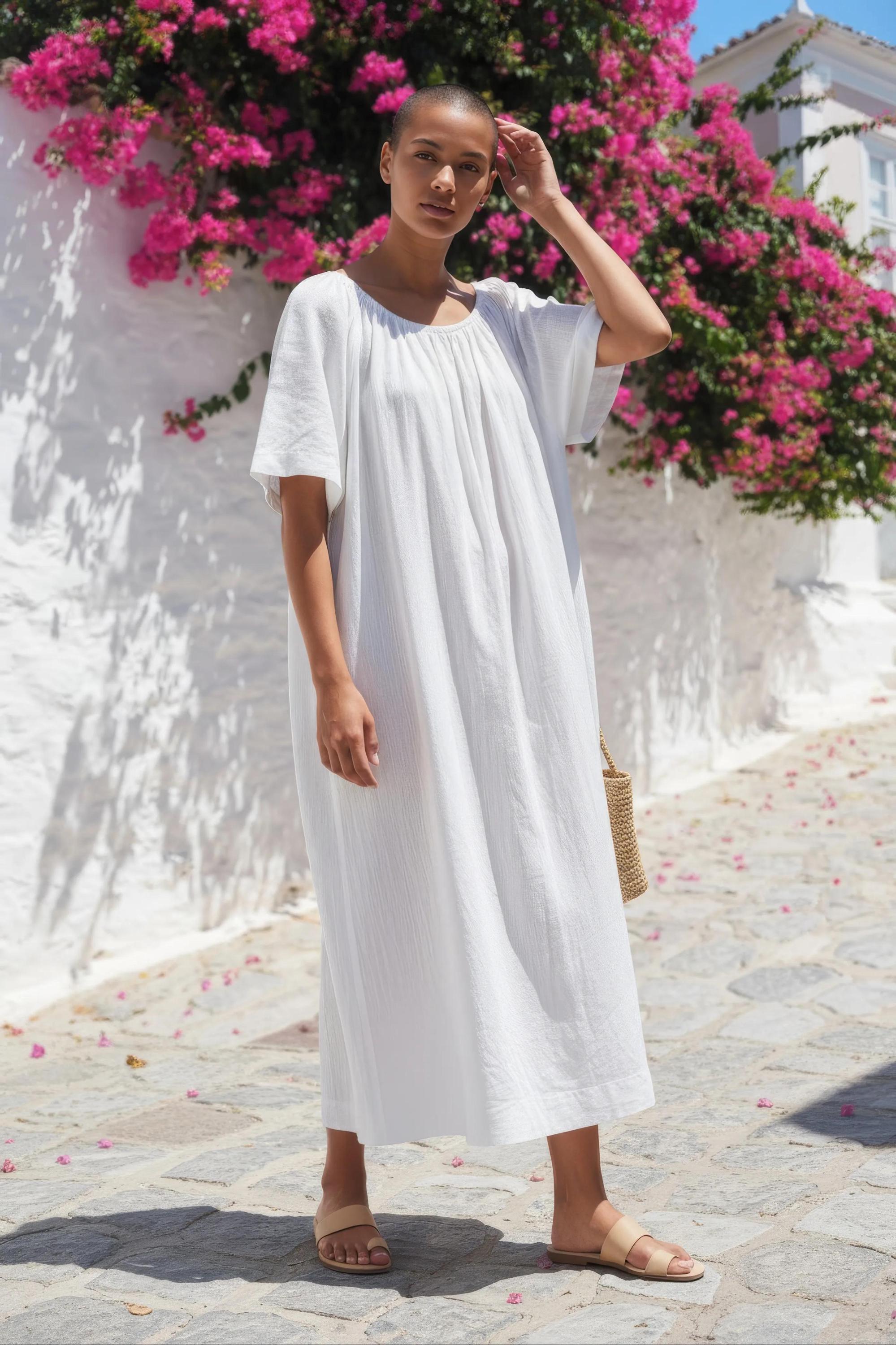 sachin and babi light blue dress Muumuu Dress in Mirage Placée Pink for Women