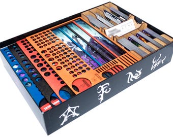 Organizer for D&D Tyrants of the Underdark 1st Edition + Aberrations and Undead Expansion, Tyrants Insert, Gaming Gift