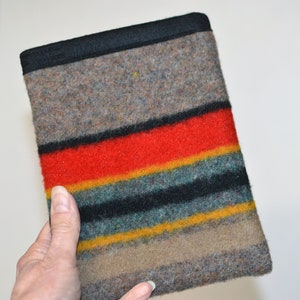 rugged Kindle current 12th gen Paperwhite Sleeve Yakima Camp Blanket Wool Brown Umber Signature Paperwhite hiking camping traveling 11th gen