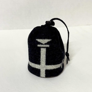 GOLF TEE BAG Los Ojos Native Wool recycled upcycled repurposed camping climbing hiking Drawstring Bag Rugged Bag Camera Equipment Valuables