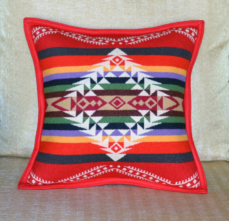 Pendleton Pillow Home Decor Decorator Decorative Rim Rock Etsy
