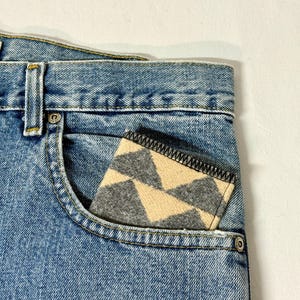 Wool wallet for everyone Smith Rock Native American design wool simple single fold WALLET handmade gift card holder credit card case