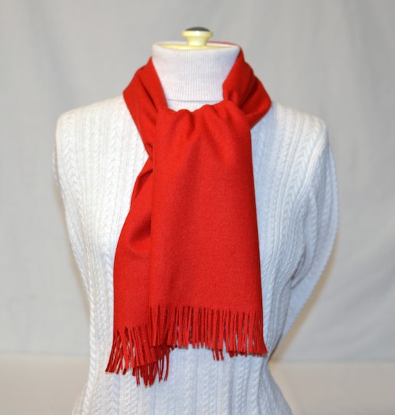 Pendleton® Scarf 12 x 58 Classic RED Wool Scarf me