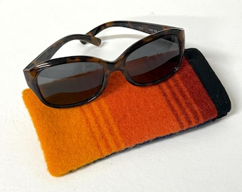 Glasses Pouch Glasses Case soft wool fabric Grand Canyon National Park Blanket Wool made in Oregon hiking camping souvenir Small Gift