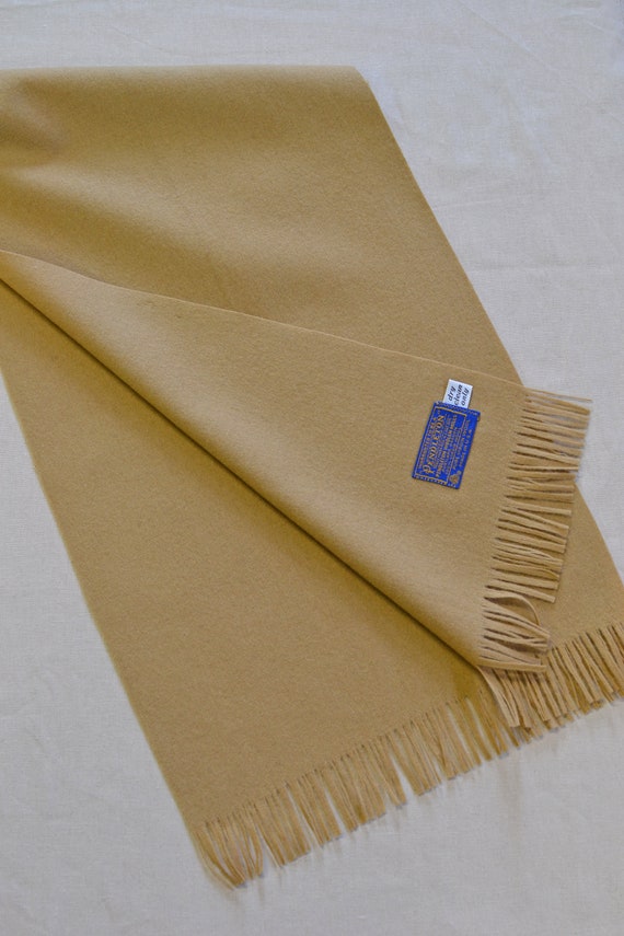 Pendleton® Scarf Classic Wool Camel Scarf mens or