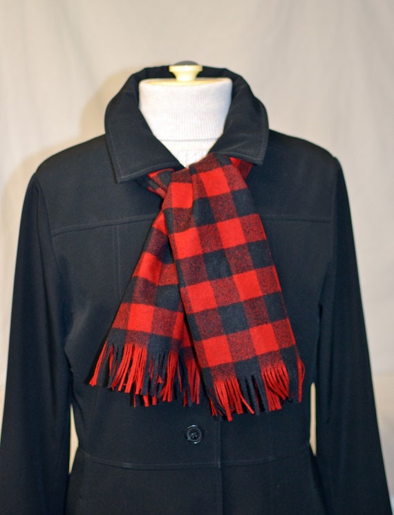 Pendleton® Scarf red and black Buffalo Plaid Check