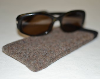 Eyeglasses CASE Sunglasses Reading Glasses pouch Brown Yakima Camp Blanket Soft Wool eyeglass sunglass reading glass Small Friendship Gift
