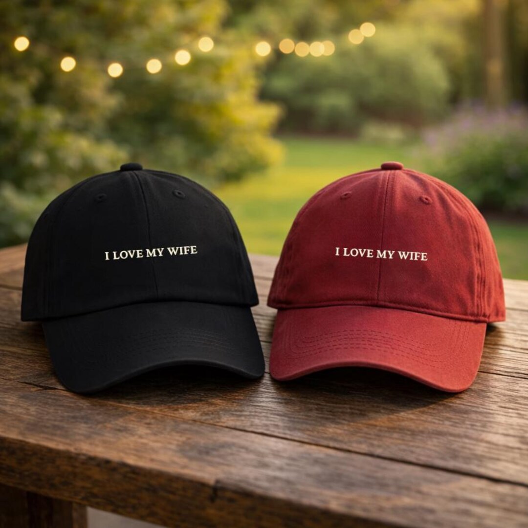 I Love My Wife Hat Embroidered Classic Dad Hat Funny Husband Gift ...