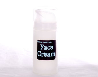 Crème pour le visage sans parabène d'origine naturelle - Mélangée à la main fraîche sur commande