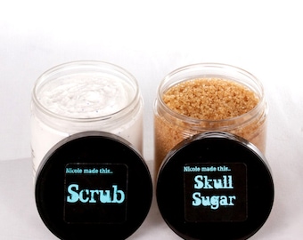 All-Natural Skull Sugar Exfoliating Scalp Treatment.  It's a Facial for Your Scalp