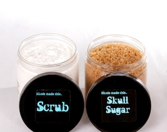 All-Natural Skull Sugar Exfoliating Scalp Treatment.  It's a Facial for Your Scalp