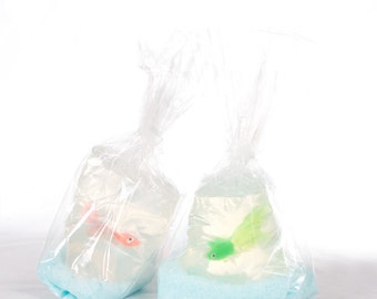 Fish-In-A-Bag and European Bath Salt Gift Set Duo - Made Fresh To Order