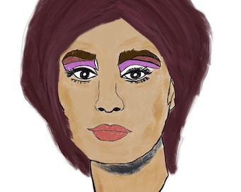 Meet Carmela; Digital Download; Minimalist Art; Printable