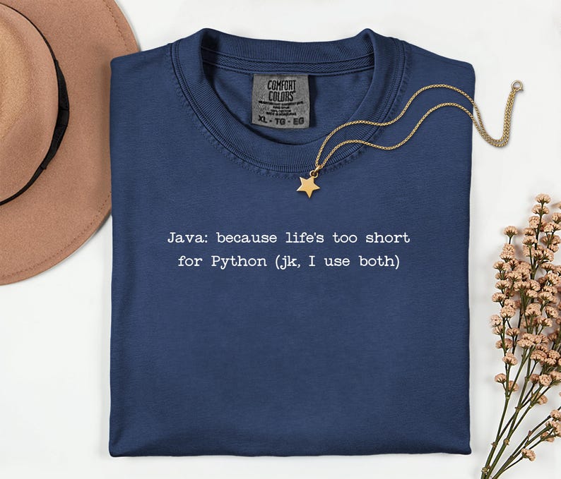 Java vs Python T-Shirt | Programming Language Humor Tee | Funny Coder Shirt image 6