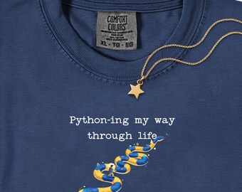 Python Programmierer T-Shirt | Programmieren der Lebensreise Tee | Coder Shirt