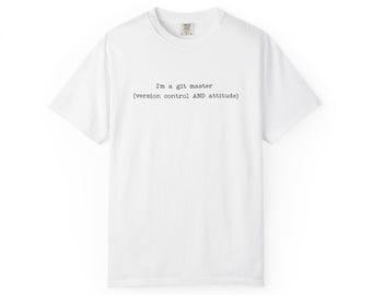 Camiseta Git Master | Camiseta com humor sobre controle de versão | Camiseta engraçada para programadores