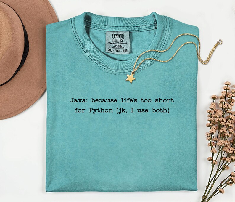 Java vs Python T-Shirt | Programming Language Humor Tee | Funny Coder Shirt image 14