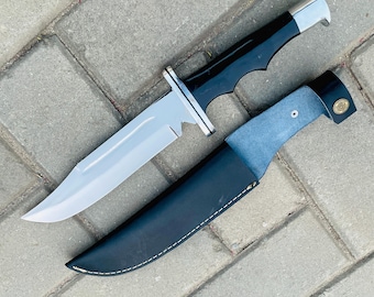 Custom Ghostface knife Replica | Handmade Bloody Buck 120 Style Collectible | Horror Fan Gift