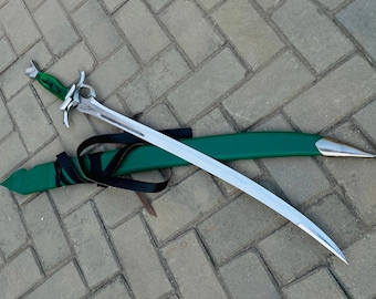 Espada de la Rueda del Tiempo de Fantasía / Réplica de Espada Heron Mark con vaina / Regalo para él