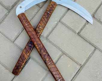 Handmade Traditional Kama | Harvest & Garden Tool | Handcrafted Utility Knife for Farming