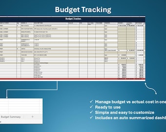 Project Budget Tracker (Excel) | HVAC & Construction Job Cost Template