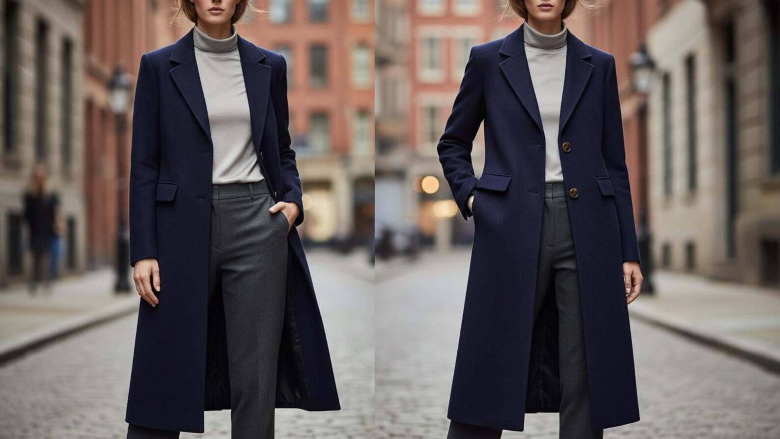 Overocoat Pattern Long Coat Sewing Pattern PDF – Women’s Overcoat Pattern – Winter Coat ...