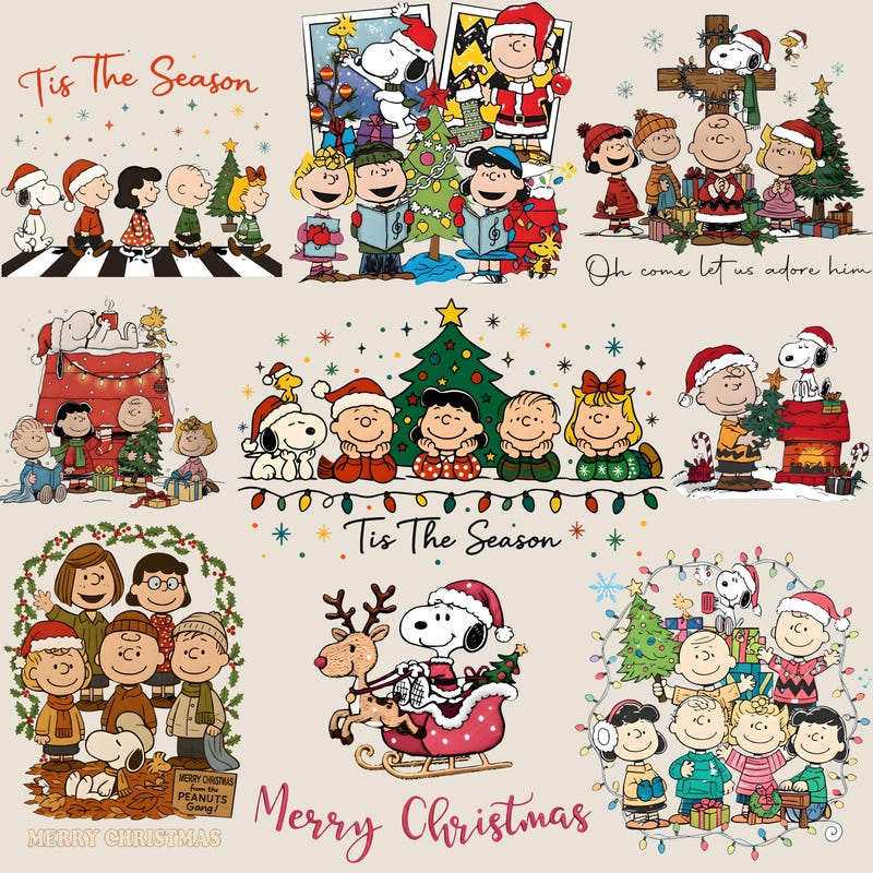Snoopy navideño - Etsy México