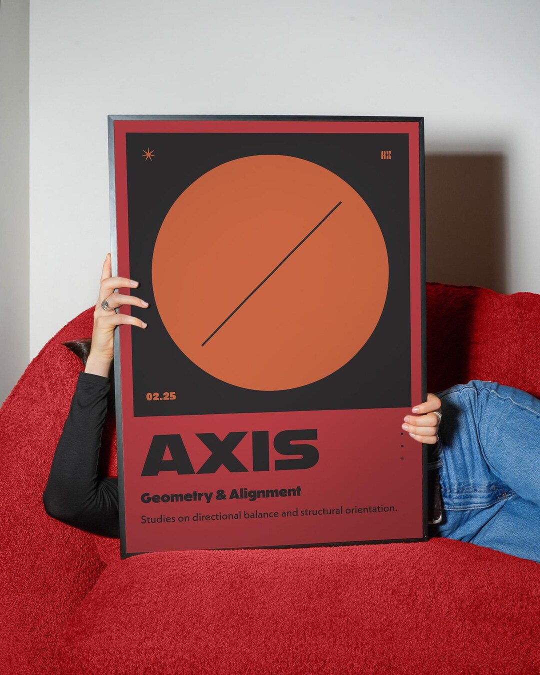 AXIS Geometry Poster, Structural Alignment Wall Art Print - Etsy