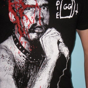 G.G. Allin Original Scumbag T-Shirt sizes S-M-L-XL image 2