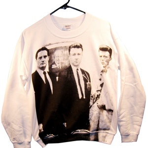 Twin Peaks: FBI Agents - David Lynch and David Bowie Unisex Sweatshirt sizes S-M-L-XL