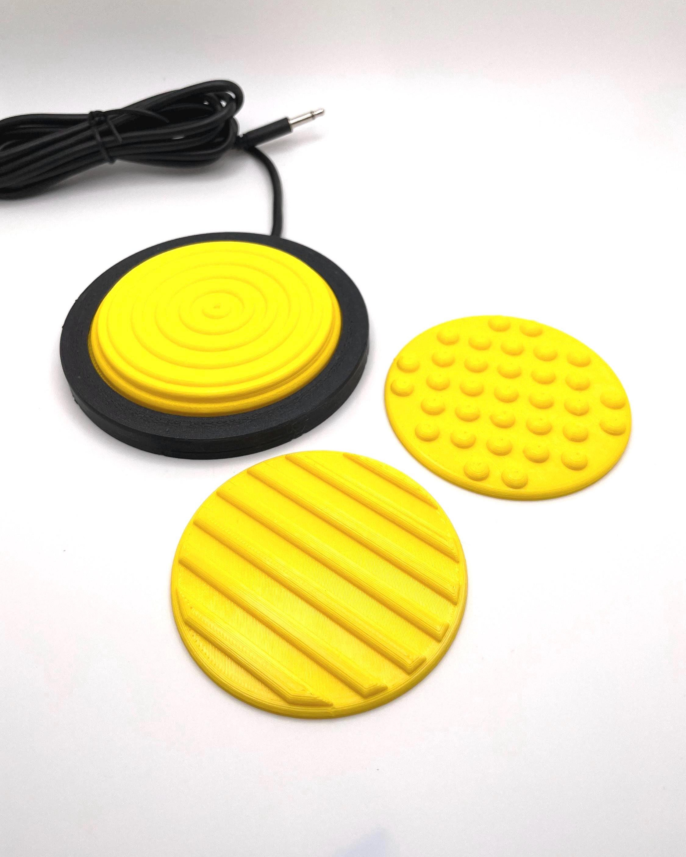 Yellow Adaptive Switch for Switch Adapted Toy: Light Touch, Ultra-low ...