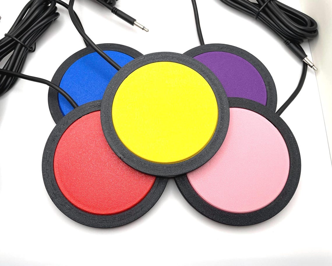 Red Adaptive Switch for Switch Adapted Toy: Light Touch, Ultra-low ...