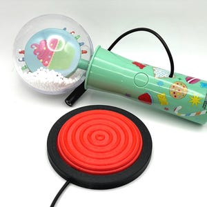 スイッチ適応玩具 - 光回転ワンド - 特別なニーズのための感覚玩具