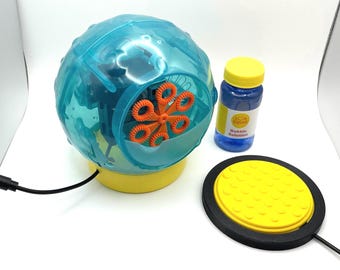 Macchina per bolle di sapone adattata per interruttori, giocattolo per bisogni speciali