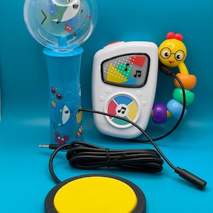 Yellow Adaptive Switch for Switch Adapted Toy: Light Touch, Ultra-Low Profile – Play Made Easy for Special Needs!